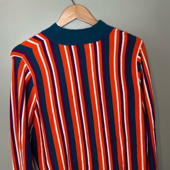 Victor Glemaud for Target Retro Striped Mock Neck Sweater - Picture 8 of 11